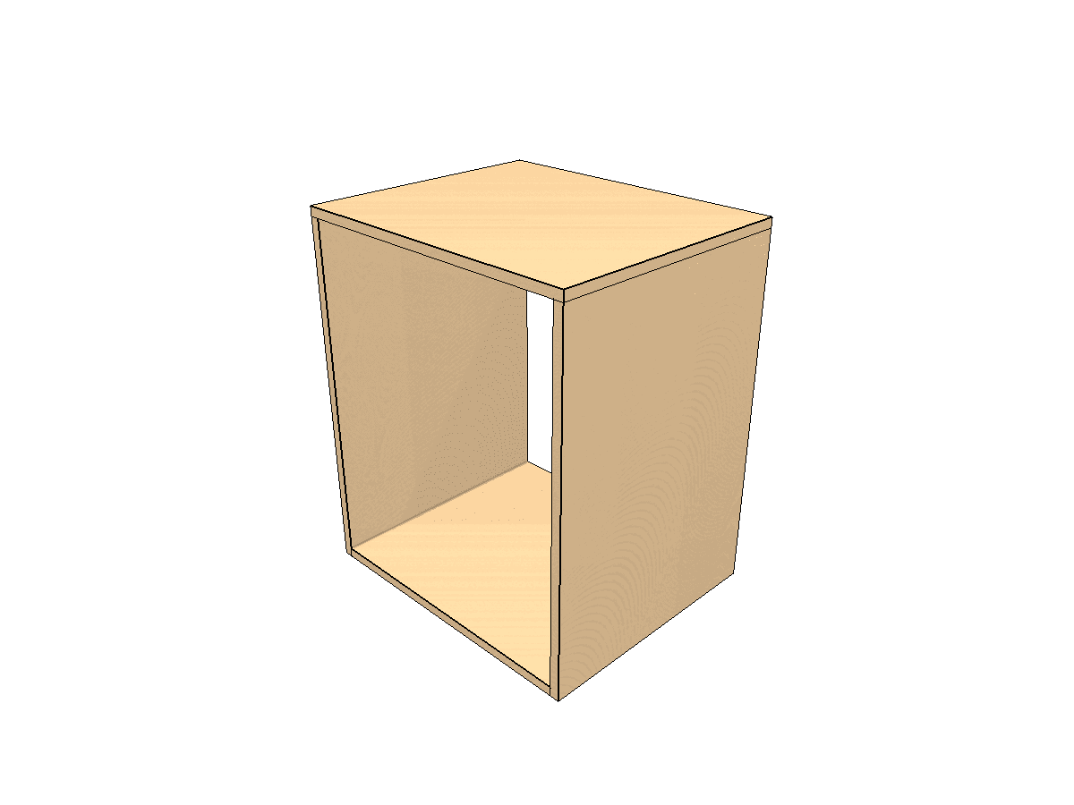 Step 4: Top panel completes the box