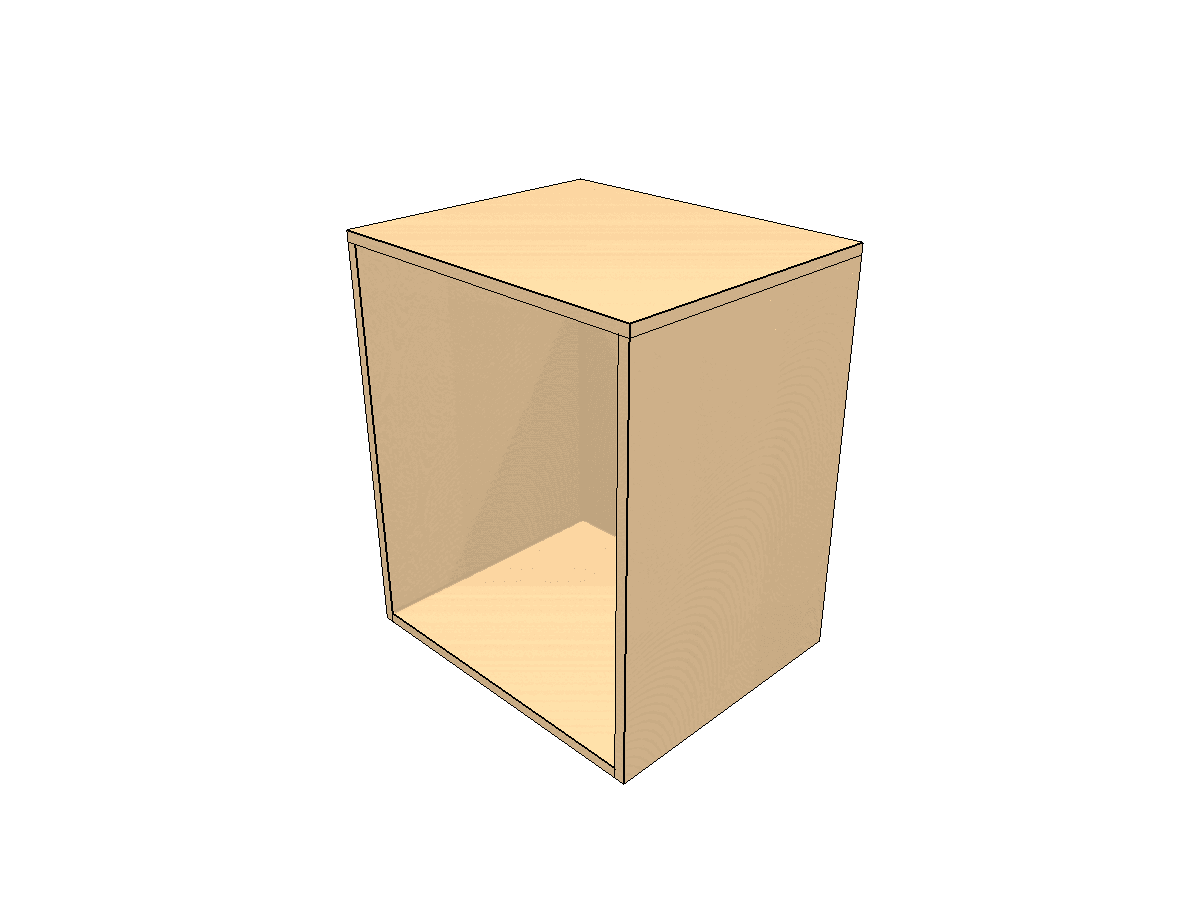 Step 5: Back panel adds rigidity