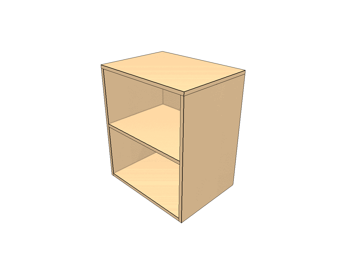 Step 6: Back panel adds rigidity